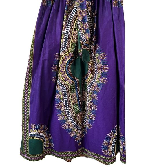 Dashiki Print Maxi Skirt - Picture 4 of 9